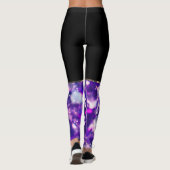 Paarse diamantLeggings Leggings (Achterkant)