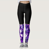 Paarse diamantLeggings Leggings (Voorkant)