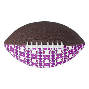 Paarse diamantontwerp american football
