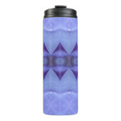 Paarse Diamond Ikat Thermosbeker (Voorkant)