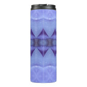 Paarse Diamond Ikat Thermosbeker (Achterkant)