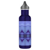 Paarse Diamond Ikat Yoga Mat Waterfles (Links)