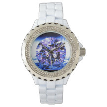 Paarse Diamond Lady's Watch