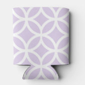 Paarse Diamond Pattern Persoonlijke Koelbox Blikjeskoeler (Achterkant)