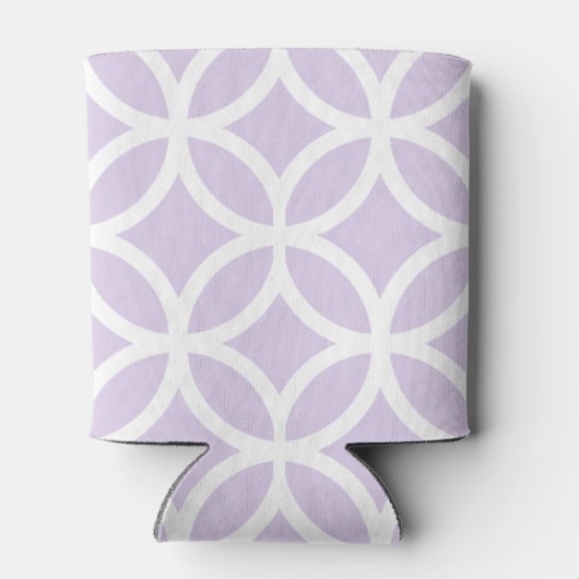 Paarse Diamond Pattern Persoonlijke Koelbox Blikjeskoeler (Achterkant)