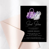 Paarse Diamonds Glitter Sweet Zestien Verjaardag Kaart