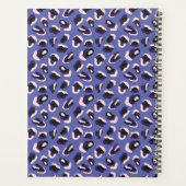 Paarse dierenprint planner (Achterkant)