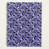 Paarse dierenprint planner (Voorkant)
