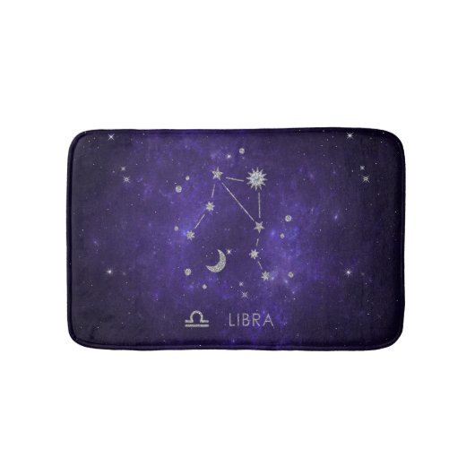 Paarse dierenriem | Kosmische Astrologie Horoscoop Badmat (Voorkant)