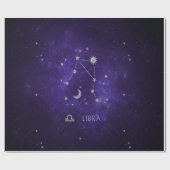 Paarse dierenriem | Kosmische Astrologie Horoscoop Cadeaupapier (Vlak)