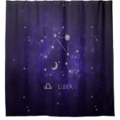 Paarse dierenriem | Kosmische Astrologie Horoscoop Douchegordijn (Voorkant)
