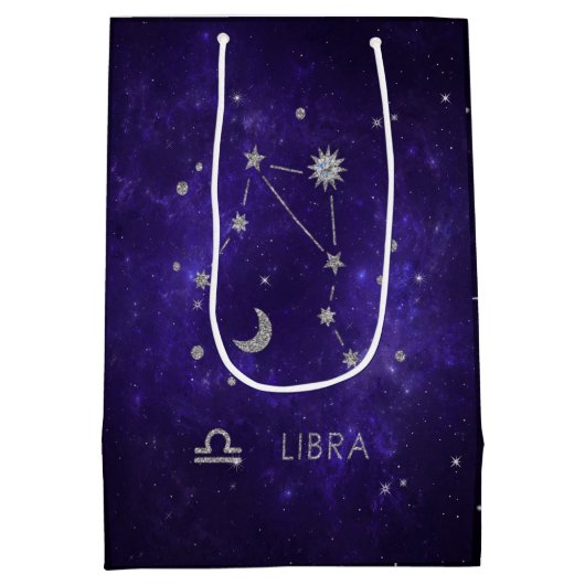 Paarse dierenriem | Kosmische Astrologie Horoscoop Medium Cadeauzakje (Achterkant)