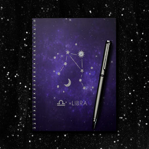 Paarse dierenriem   Kosmische Astrologie Horoscoop Notitieboek