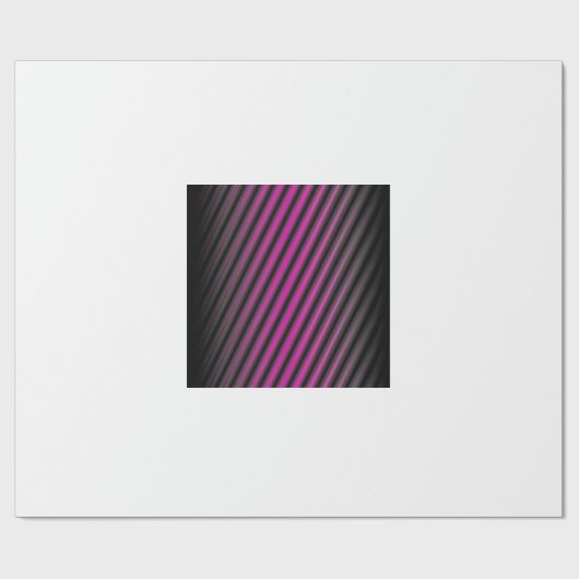 Paarse diffuse lijnen cadeaupapier (Vlak)