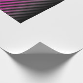 Paarse diffuse lijnen cadeaupapier (Hoek)
