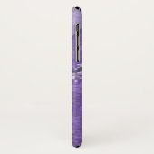 Paarse Digi Camo met aangepaste tekst Case-Mate iPhone Case (Achterkant/links)