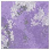 Paarse Digi Camo Stof (Close Up)