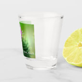 Paarse dikke borst shot glas (Rechts)