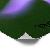 " Paarse dingen" van Andrew Gettler Poster (Hoek)