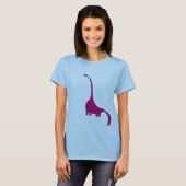 Paarse Dinosaur T-shirt (Voorkant volledig)