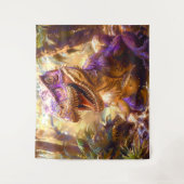 Paarse Dinosaur Wandkleed (Voorkant)