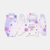 Paarse Disco Eras verjaardagsfeestje Bedankdoosjes (Uitgevouwen)