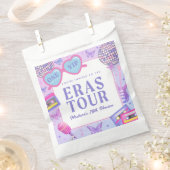 Paarse disco in mijn verjaardagstijd bedankzakje (Geknipt)