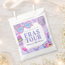 Paarse disco in mijn verjaardagstijd bedankzakje