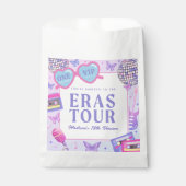 Paarse disco in mijn verjaardagstijd bedankzakje (Voorkant)