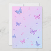 Paarse disco in mijn verjaardagstijd kaart (Achterkant)