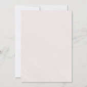 Paarse discobal verjaardagsuitnodiging Kaart (Achterkant)