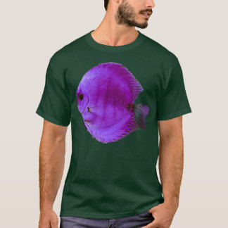 Paarse discus t-shirt
