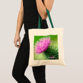 Paarse distel Canvas tas (Voorkant (product))