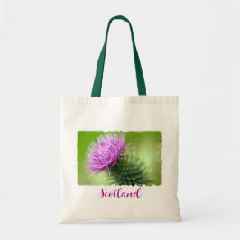 paarse distel Canvas tas "Scotland"