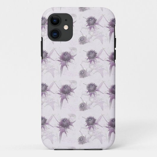 Paarse distel natuur ontwerp Case-Mate iPhone case (Achterkant)