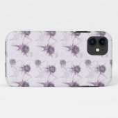 Paarse distel natuur ontwerp Case-Mate iPhone case (Achterkant (horizontaal))