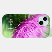 Paarse Distel Phonehoesje Case-Mate iPhone Case (Achterkant (horizontaal))