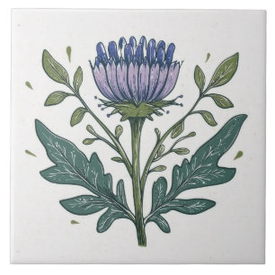 Paarse Distel Tegeltje