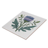Paarse Distel Tegeltje (Zijkant)