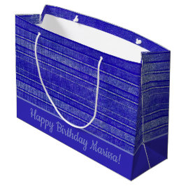  Paarse distress stripes patroon Groot Cadeauzakje
