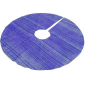  Paarse distress stripes patroon Kerstboom Rok (Gekanteld)