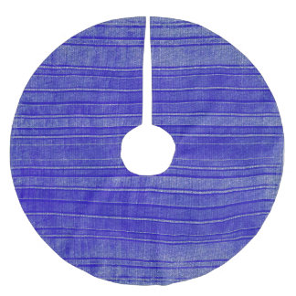 Paarse distress stripes patroon Kerstboom Rok