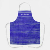 Paarse distress stripes patroon Schort (Voorkant)