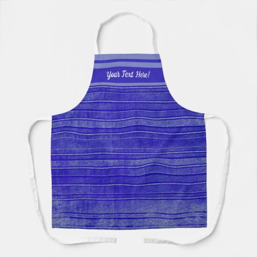  Paarse distress stripes patroon Schort (Voorkant)