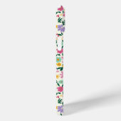 Paarse Ditsy Bloemen Monogram Case-Mate iPhone Case (Achterkant / Rechts)