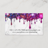 PAARSE DIY EPOXY WOOD Visitekaartje (Achterkant)