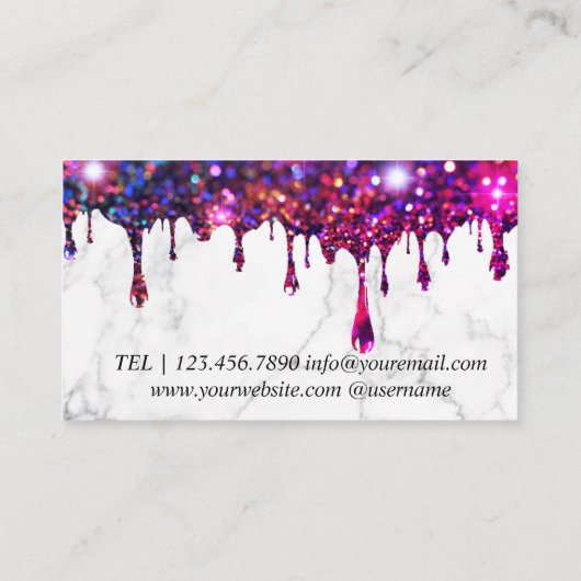 PAARSE DIY EPOXY WOOD Visitekaartje (Achterkant)