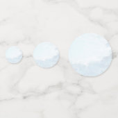 Paarse Dolfijn Bruiloft Tafel Confetti (Achterkanten)