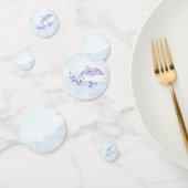 Paarse Dolfijn Bruiloft Tafel Confetti (Groep)