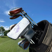 Paarse dolfijn Persoonlijk Golfhoofd Hoesje Golfheadcover